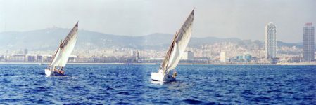 Boat in Barcelona